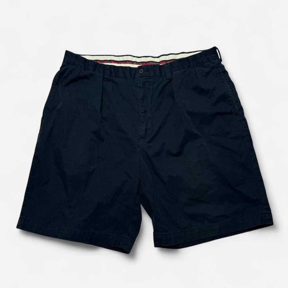 Polo Golf Ralph Lauren Navy Cotton Chino Shorts Mens Size 38 Classic Fit